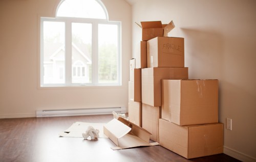 Moving furniture and boxes into a new flat in Sevenkings with organised unpacking