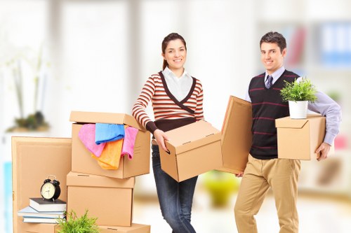 Careful loading of household items for small removals in Sevenkings