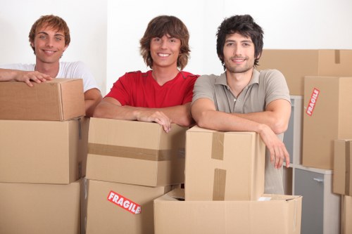 Packed seasonal items prepared for household storage in Sevenkings